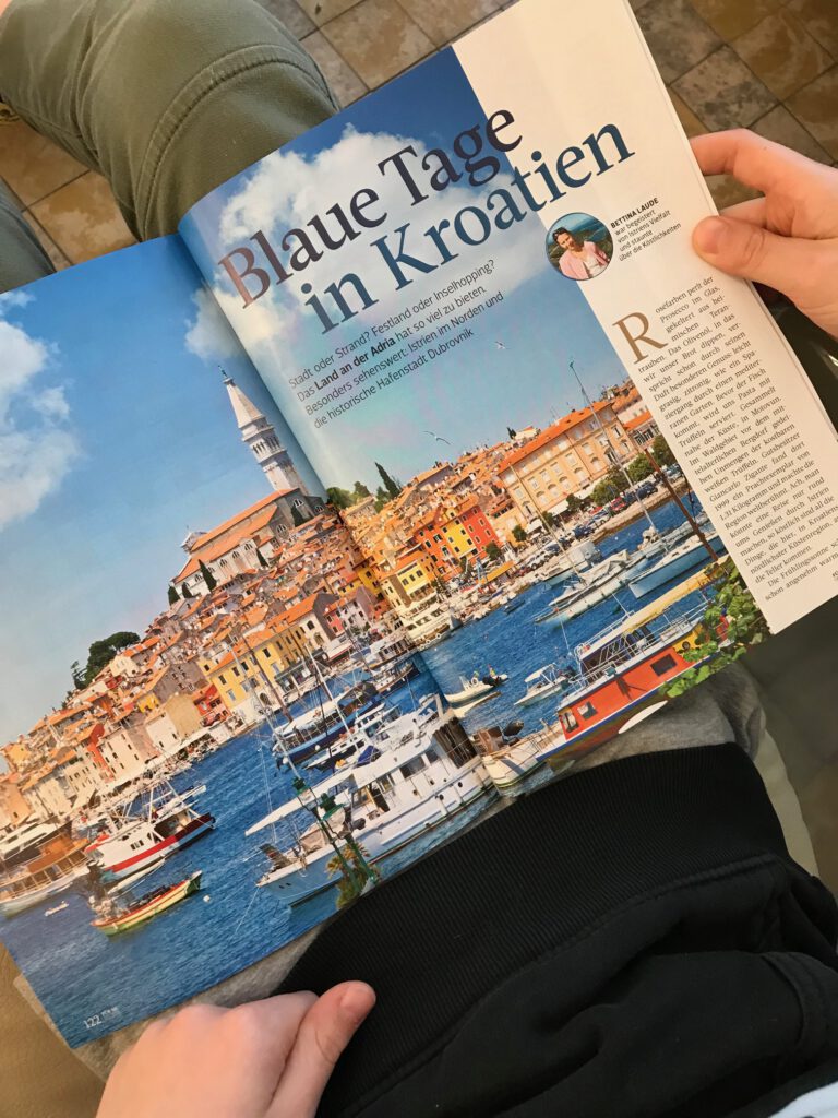 Reisegeschichte von Bettina Laude in der Für Sie